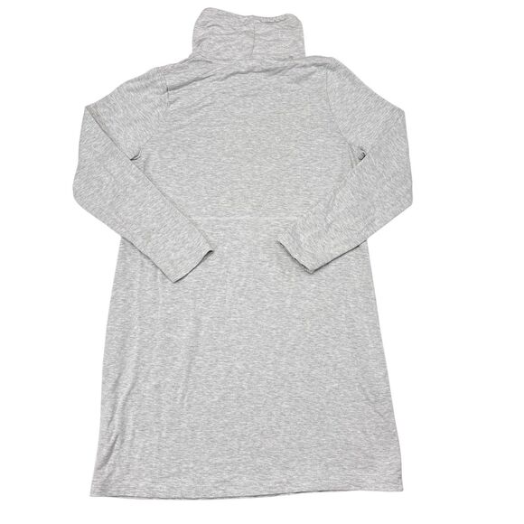 J Jill Pure Jill Cowl Neck Dress Size‎ Large Gray Jersey Casual Pullover Shift - Picture 2 of 9